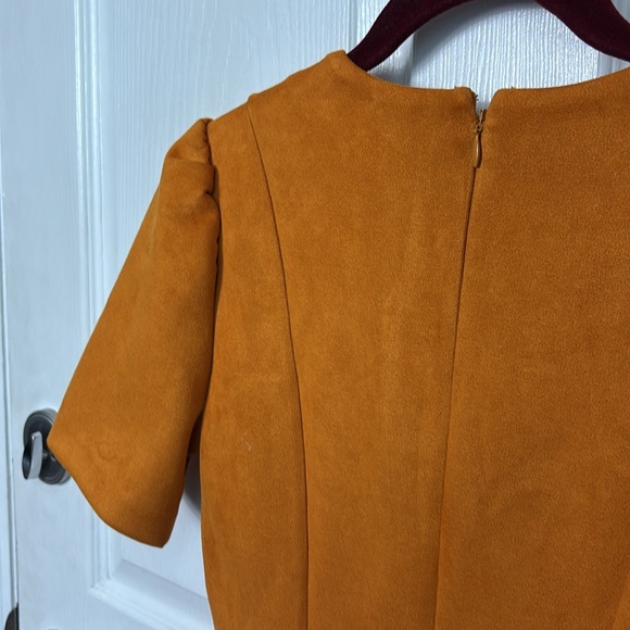 Ann Taylor Factory Orange Midi Dress - Picture 9 of 12